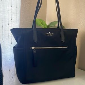 Black Gold Kate Spade Laptop Work Travel satchel